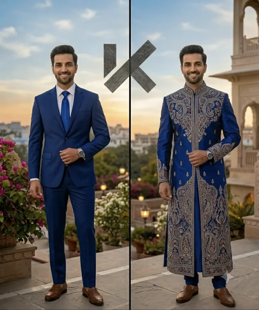 Indo western for men